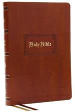 KJV Bible, Giant Print Thinline Bible, Vintage Series, Leathersoft, Tan, Red Letter, Thumb Indexed, Comfort Print: King James Version