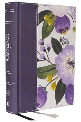 KJV, The Woman's Study Bible, Purple Floral Cloth over Board, Red Letter, Full-Color Edition, Comfort Print: Receiving God's Truth for Balance, Hope, and Transformation - cover