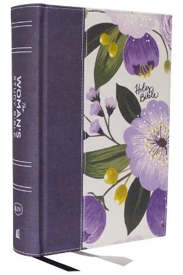 KJV, The Woman's Study Bible, Purple Floral Cloth over Board, Red Letter, Full-Color Edition, Comfort Print (Thumb Indexed): Receiving God's Truth for Balance, Hope, and Transformation - cover