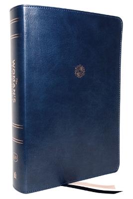 KJV, The Woman's Study Bible, Blue Leathersoft, Red Letter, Full-Color Edition, Comfort Print: Receiving God's Truth for Balance, Hope, and Transformation - cover