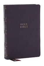 KJV Holy Bible: Compact Bible with 43,000 Center-Column Cross References, Gray Leathersoft w/ Thumb Indexing (Red Letter, Comfort Print, King James Version)