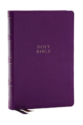 KJV Holy Bible: Compact Bible with 43,000 Center-Column Cross References, Purple Leathersoft (Red Letter, Comfort Print, King James Version) - Thomas Nelson - cover