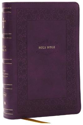 NKJV Compact Paragraph-Style Bible w/ 43,000 Cross References, Purple Leathersoft, Red Letter, Comfort Print: Holy Bible, New King James Version: Holy Bible, New King James Version - Thomas Nelson - cover
