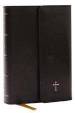 KJV Holy Bible, Compact Reference Bible, Leatherflex, Black with flap, 43,000 Cross-References, Red Letter, Comfort Print: Holy Bible, King James Version