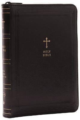 KJV Compact Bible w/ 43,000 Cross References, Black Leathersoft with zipper, Red Letter, Comfort Print: Holy Bible, King James Version: Holy Bible, King James Version - Thomas Nelson - cover