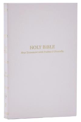 KJV, Pocket New Testament with Psalms and   Proverbs, White Softcover, Red Letter, Comfort Print - Thomas Nelson - cover