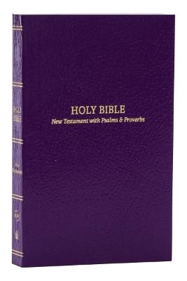 KJV, Pocket New Testament with Psalms and   Proverbs, Purple Softcover, Red Letter, Comfort Print - Thomas Nelson - cover