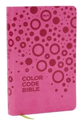 NKJV, Color Code Bible for Kids, Pink Leathersoft, Comfort Print - Thomas Nelson - cover