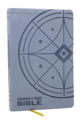 NKJV Armor of God Bible, Blue/Gray Leathersoft (Children’s Bible, Red Letter, Comfort Print, Holy Bible): New King James Version - Thomas Nelson - cover