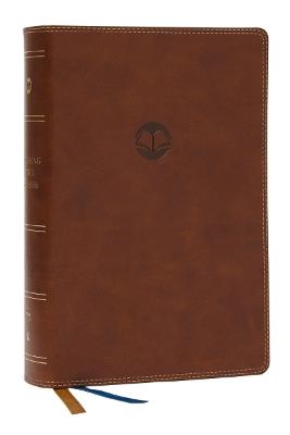 Enduring Word Study Bible: Pastoral Commentary from Every Chapter of the Bible (NKJV, Brown Leathersoft, Red Letter, Comfort Print) - cover
