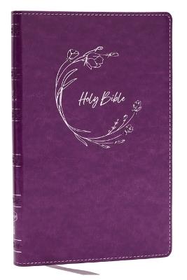 NKJV Holy Bible, Ultra Thinline, Purple Leathersoft, Red Letter, Comfort Print - Thomas Nelson - cover