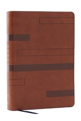 Color Code Study Bible, Revealing God's Truth Color by Color (NKJV, Brown Leathersoft, Red Letter) - Thomas Nelson - cover