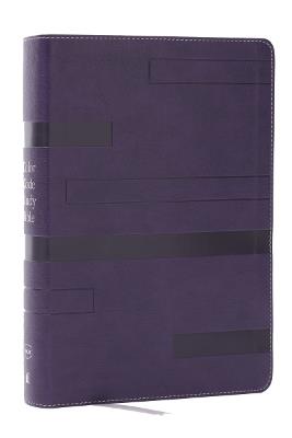 Color Code Study Bible, Revealing God's Truth Color by Color (NKJV, Purple Leathersoft, Red Letter) - Thomas Nelson - cover