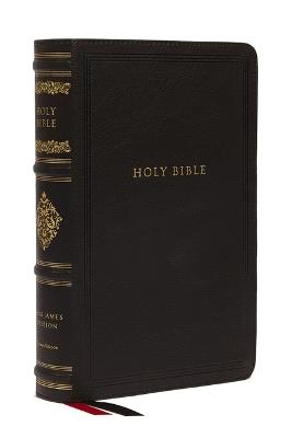 KJV Large Print Reference Bible, Black Leathersoft, Red Letter, Comfort Print (Sovereign Collection): Holy Bible, King James Version - Thomas Nelson - cover