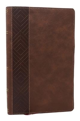 KJV, Personal Size New Testament, Brown Leathersoft, Red Letter, Comfort Print - Thomas Nelson - cover