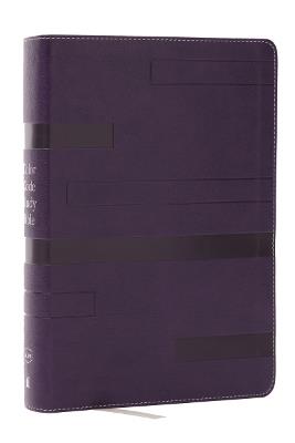 Color Code Study Bible, Revealing God's Truth Color by Color (KJV, Purple Leathersoft, Red Letter) - Thomas Nelson - cover