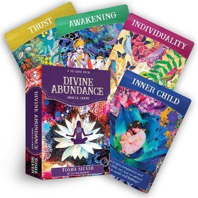 Divine Abundance Oracle Cards: A 51-Card Deck - Tosha Silver - cover