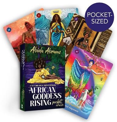 African Goddess Rising Pocket Oracle: A 44-Card Deck and Guidebook - Abiola Abrams - cover