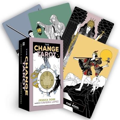 The Change Tarot: A 78-Card Deck and Guidebook for Psychological and Spiritual Exploration - Jessica Dore - cover