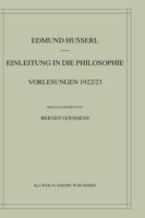 Einleitung in die Philosophie: Vorlesungen 1922/23