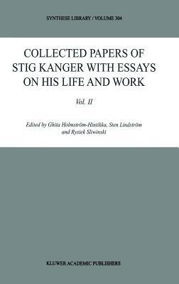 Collected Papers of Stig Kanger with Essays on his Life and Work Volume II - cover