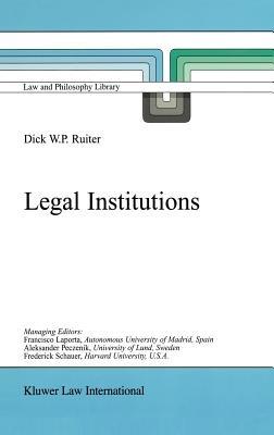 Legal Institutions - D.W. Ruiter - cover
