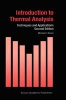 Introduction to Thermal Analysis: Techniques and Applications - M.E. Brown - cover