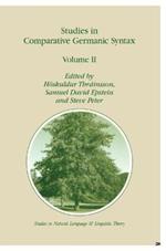 Studies in Comparative Germanic Syntax: Volume II