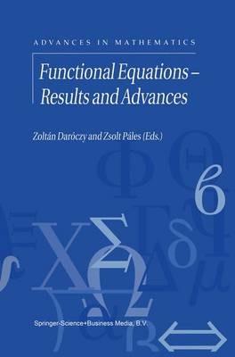 Functional Equations — Results and Advances - cover