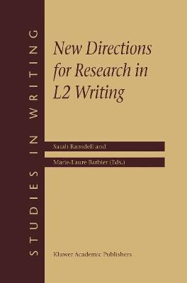 New Directions for Research in L2 Writing - cover