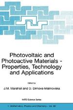 Photovoltaic and Photoactive Materials: Properties, Technology and Applications