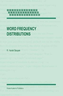 Word Frequency Distributions - R. Harald Baayen - cover