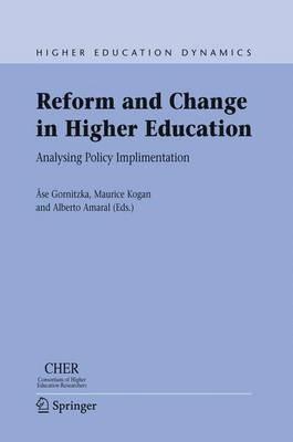 Reform and Change in Higher Education: Analysing Policy Implementation - cover