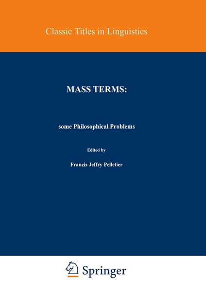 Mass Terms: Some Philosophical Problems