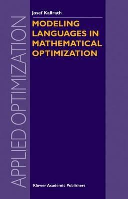 Modeling Languages in Mathematical Optimization - cover