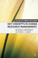 Key Concepts in Human Resource Management - Jonathan Sutherland - cover