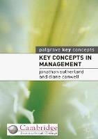 Key Concepts in Management - Jonathan Sutherland - cover