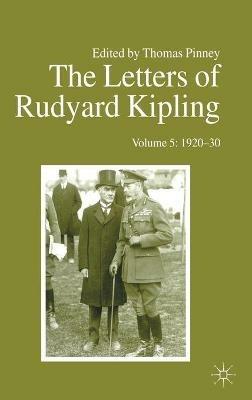 The Letters of Rudyard Kipling: Volume 5: 1920-30 - cover