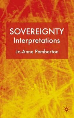 Sovereignty: Interpretations - J. Pemberton - cover