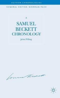 A Samuel Beckett Chronology - J. Pilling - cover