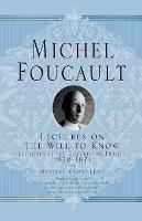 Lectures on the Will to Know - M. Foucault - cover