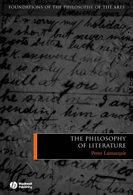 The Philosophy of Literature - Peter Lamarque - cover