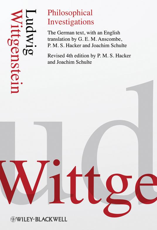 Philosophical Investigations - Ludwig Wittgenstein - cover