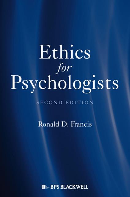 Ethics for Psychologists - Ronald D. Francis - cover