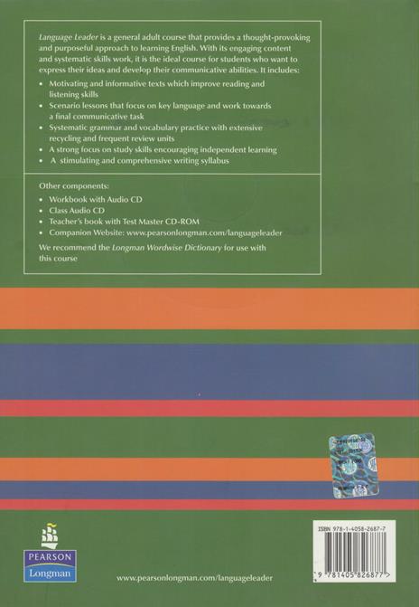 Language Leader Pre-Intermediate Coursebook and CD-Rom Pack - Ian Lebeau,Gareth Rees,David King - 2
