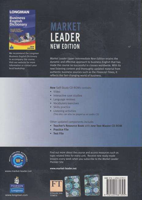 Market Leader Upper Intermediate Coursebook/Class CD/Multi-Rom Pack - David Cotton,David Falvey,Simon Kent - 2