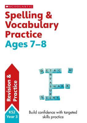 Spelling and Vocabulary Practice Ages 7-8 - Christine Moorcroft - cover