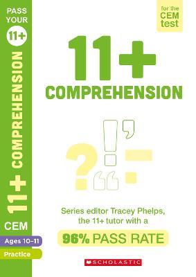 11+ English Comprehension Practice and Assessment for the CEM Test Ages 10-11 - Tracey Phelps - cover
