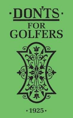 Don'ts for Golfers - cover