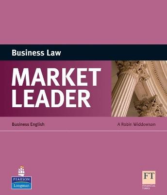 Market Leader ESP Book - Business Law - A Widdowson - cover